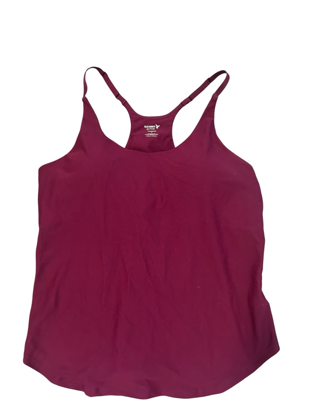 Old Navy Active Racerback Workout Tank Top Burgundy Women’s Large
